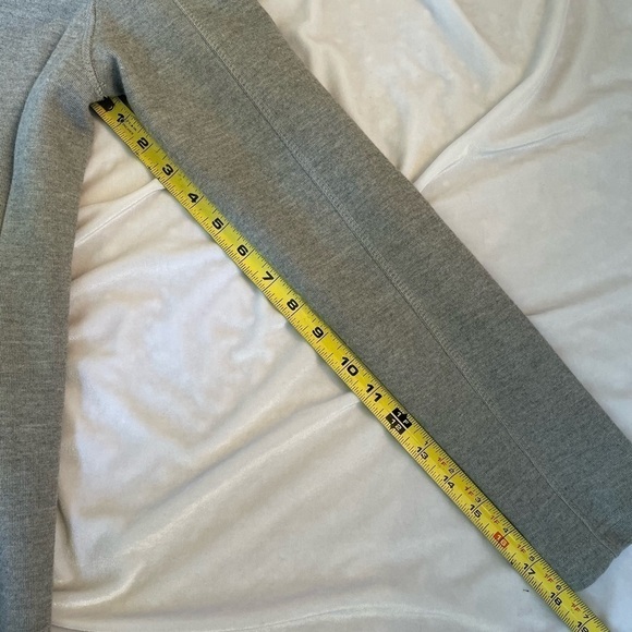 Fila Sport long fleece, zip up hooded jacket grey with black zipper, size XS - Picture 7 of 7